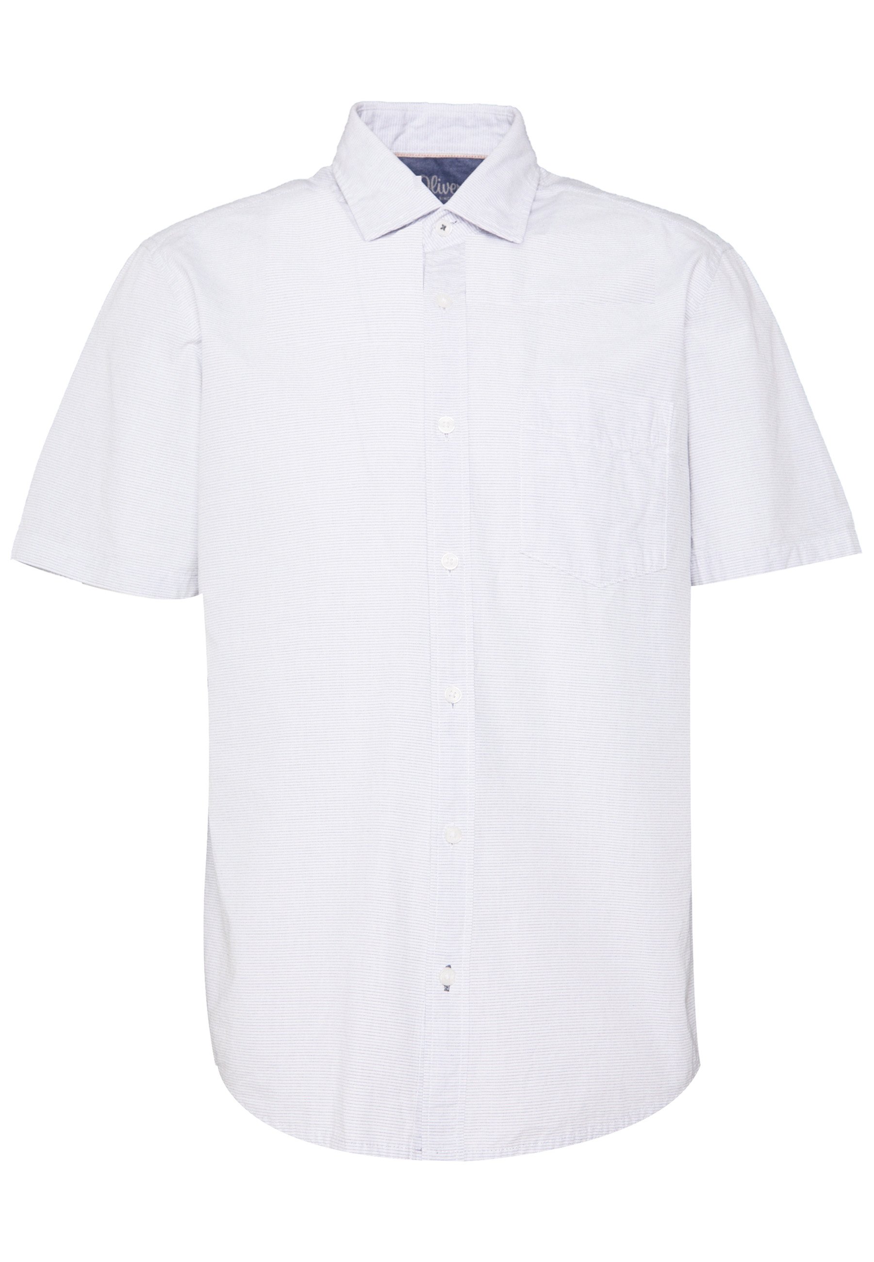 s.Oliver Skjorte white Zalando.no s.Oliver Skjorte smokey blu Zalando.no