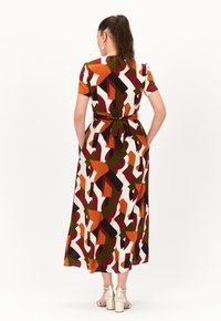Caroll Maxi-jurk - marron fonce