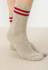 Part Two Socken - natural melange stripe