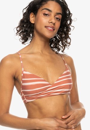 PT CLASSICS WRAP - Bikinitop - cedar wood happy stripe