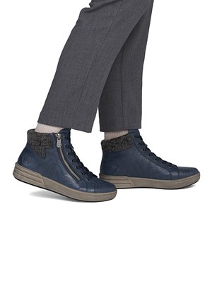 Rieker, RIEKER SNEAKER HIGH X0709 - High-top trainers - blue