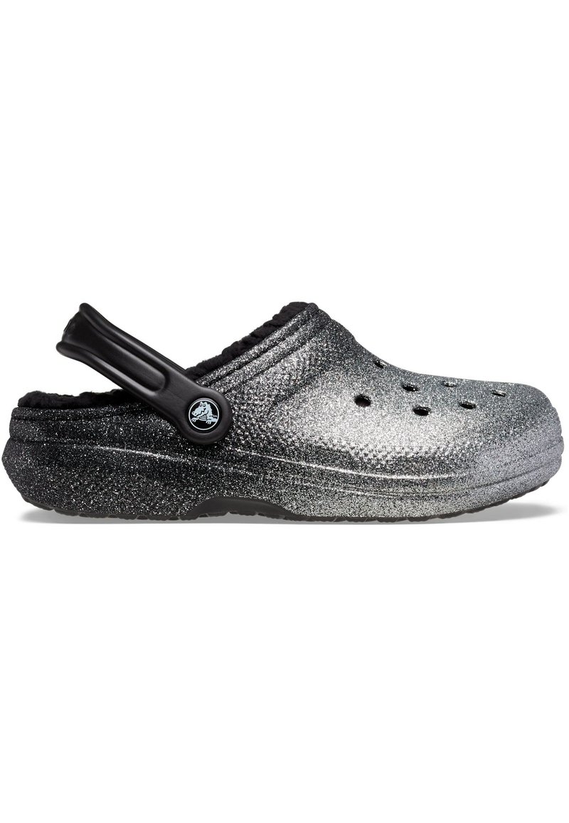 Crocs CLASSIC GLITTER LINED Sandaler black silver/sort Zalando.dk