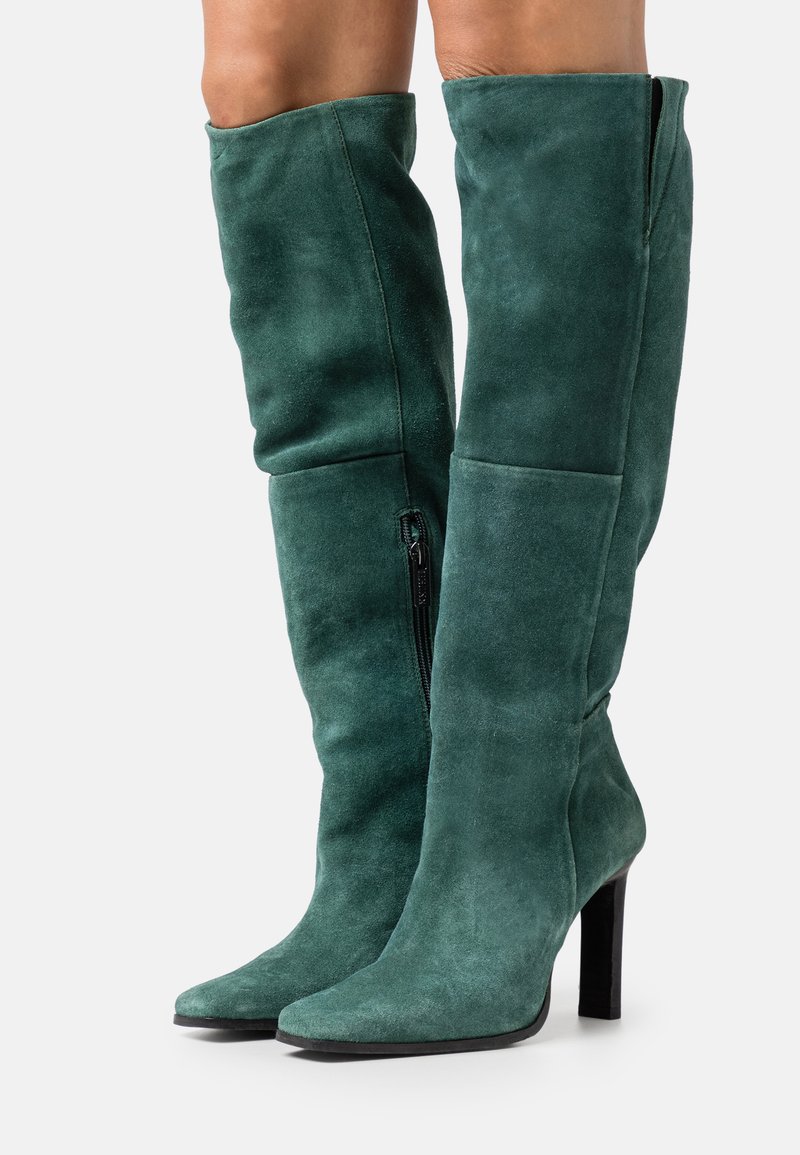 Faszinierend Grne Stiefel Damen Fotos
