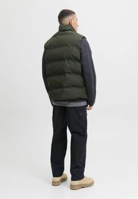 Jack & Jones JJESOHO BODYWARMER COLLAR - Vest - rosin