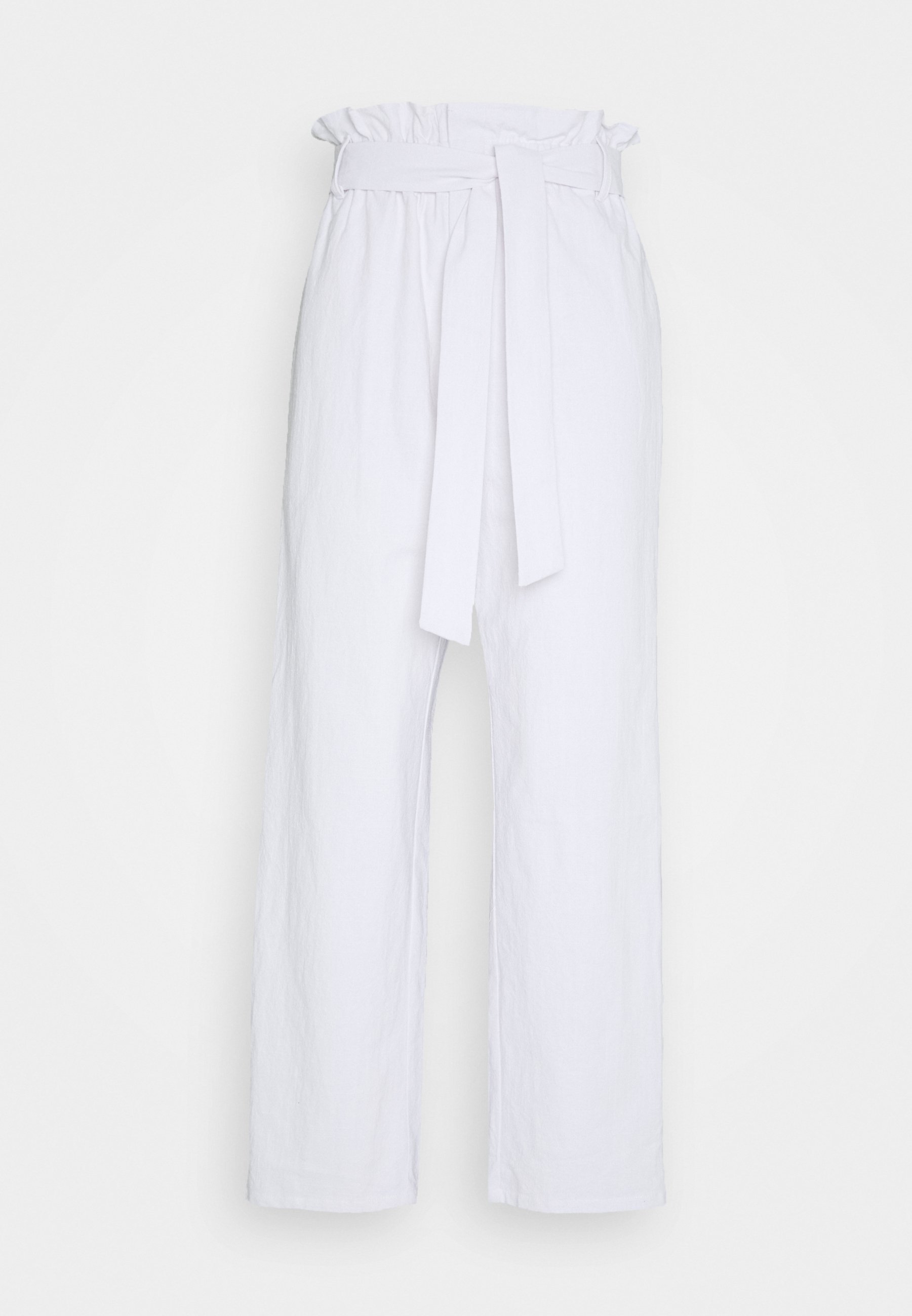PAPER BAG PANT Bukse white PAPER BAG PANT Bukse white