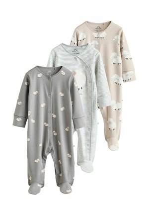 REGULAR FIT POPPER 3 PACK - Tutina - grey