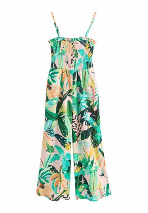 Next NEXT - Jumpsuit - coral palm print