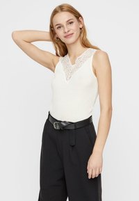 Pieces Top - bright white
