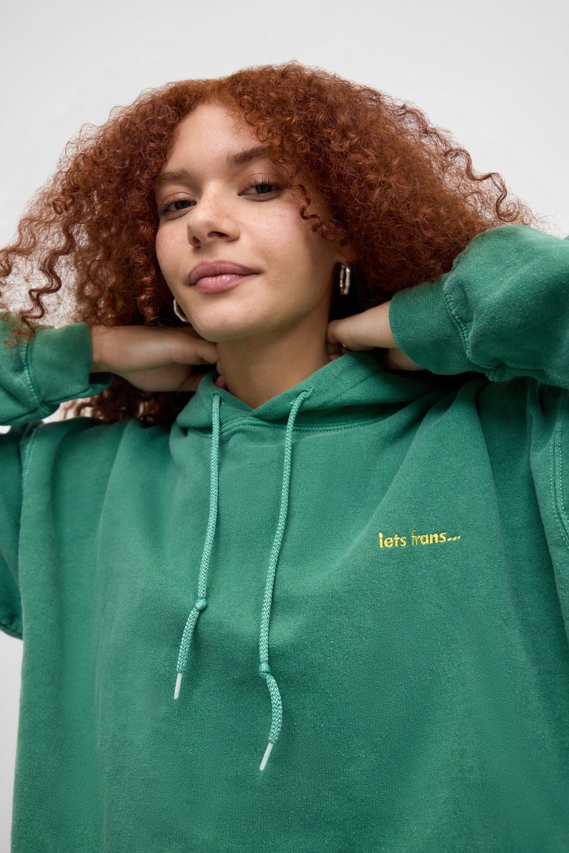 Sweat À Capuche Effet Délavé À Intérieur Gratté Icons Pour Homme Vert forêt icons wash | Champion France
