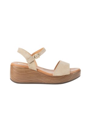 KESLEM, SANDALIAS KESLEM, MUJER - Sandalias de tacón - beige