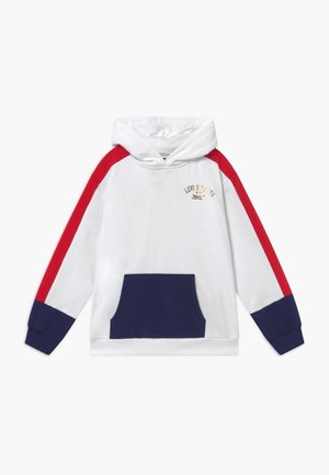 COLOR BLOCK HOODIE - Mikina s kapucí - white
