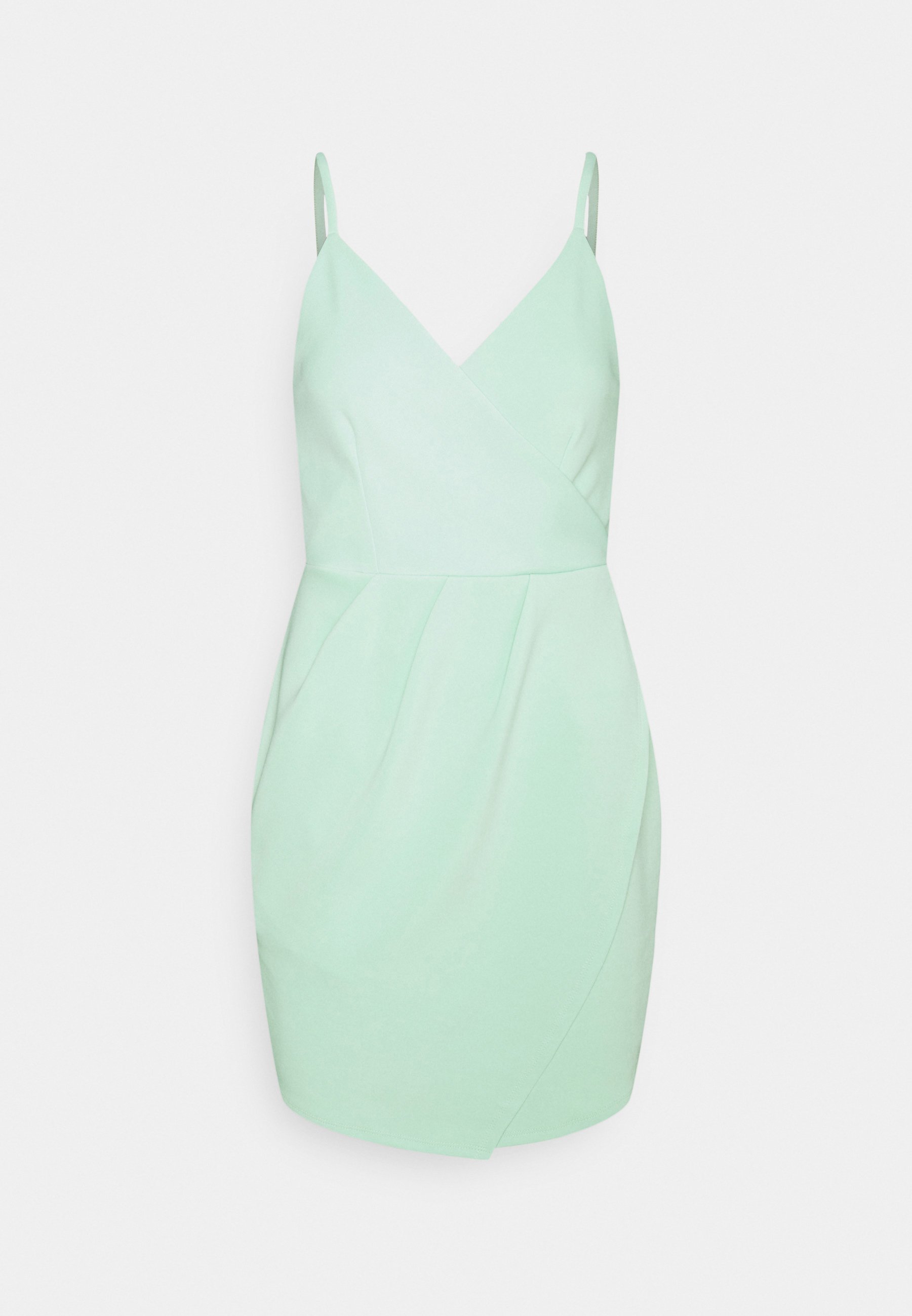 Closet Wrap Pleated Mini Dress Shift Dress Mint Zalando Co Uk Closet Wrap Pleated Mini Dress Shift Dress Mint Zalando Co Uk