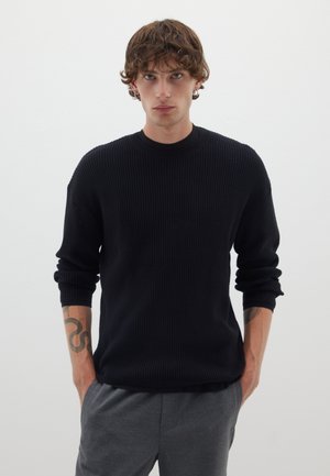Strickpullover - gunmetal