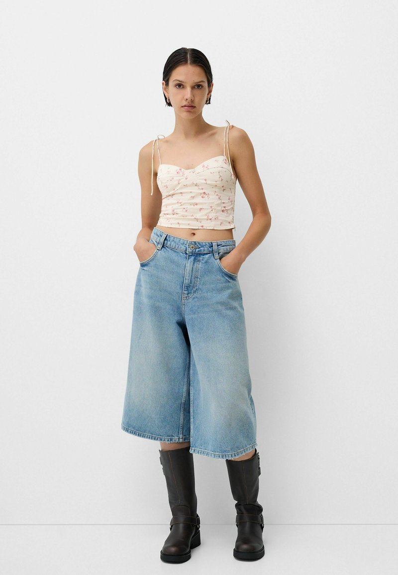 Bershka Top bruin Bershka Top bruin