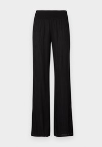 JOHNNY SMOCKED WAIST PANTS - Broek - black out