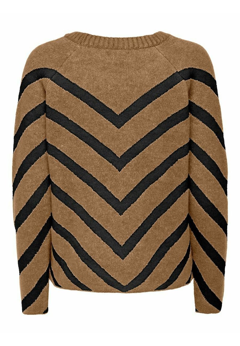 Damen Strickjacken | ONLY Strickpullover tobacco brown/braun meliert - ME98526 Damen Strickjacken | ONLY Strickpullover tobacco brown/braun meliert - ME98526
