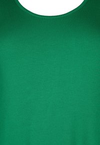 Zizzi ÄRMELLOSES  - Pletené šaty - jolly green