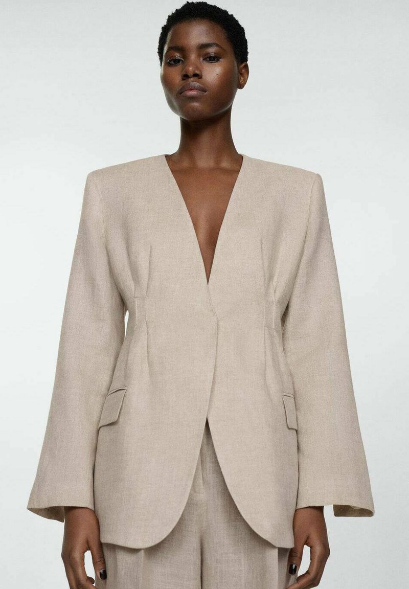 Mango - TURQUETA - Manteau court - beige, Agrandir