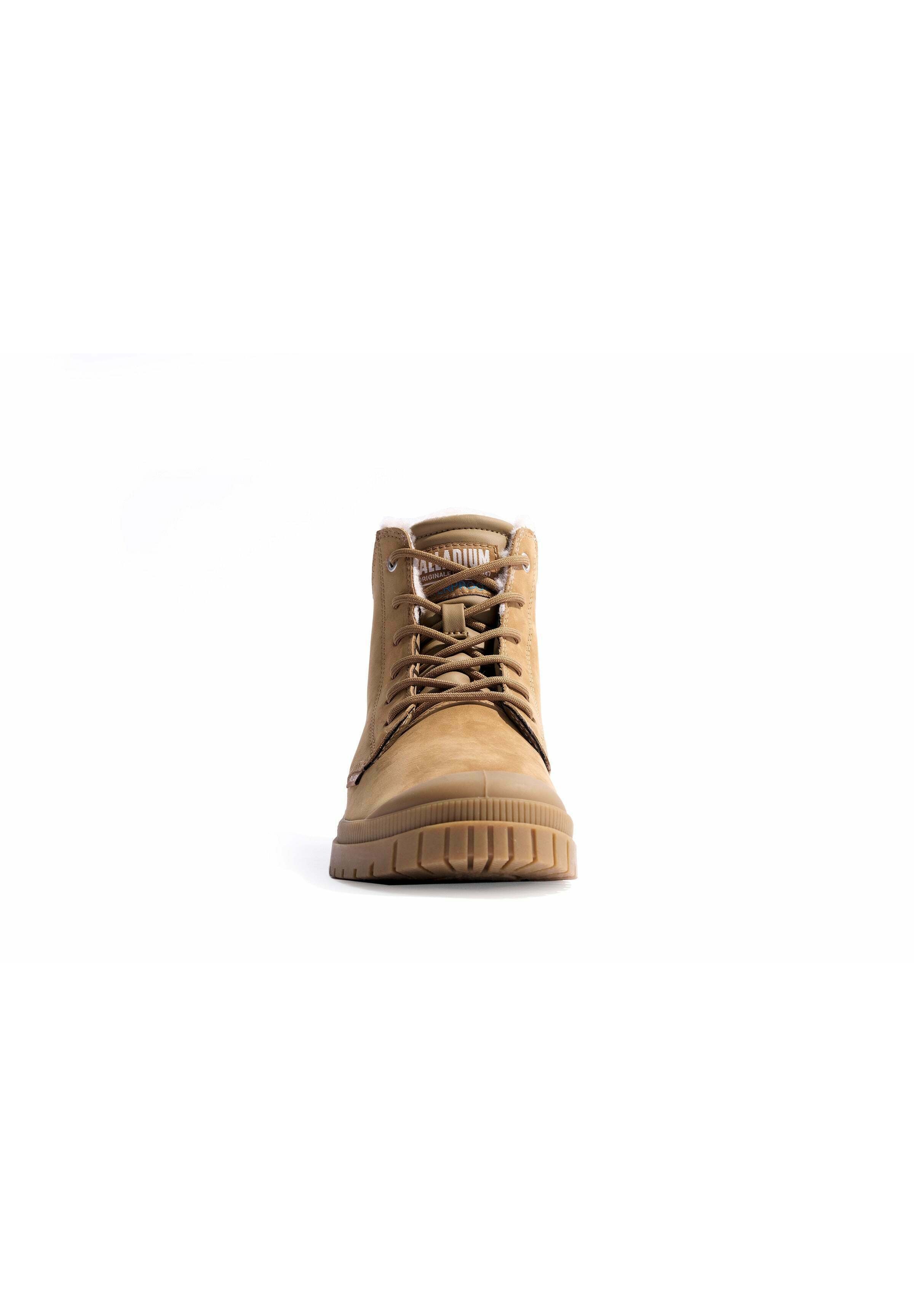 Palladium SP20 CUFF LTH WP WL - Lace-up ankle boots - brown - Zalando
