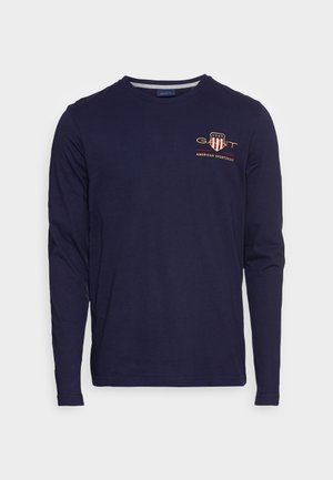 MEDIUM ARCHIVE SHIELD SLIM - Pitkähihainen paita - evening blue