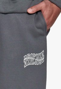 Dropsize HEAVY MIRRORED LOGO JOGGER - Tracksuit bottoms - grey