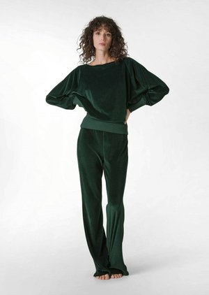 Deha, CHENILLE LOUNGE  - Sweatshirt - dark green