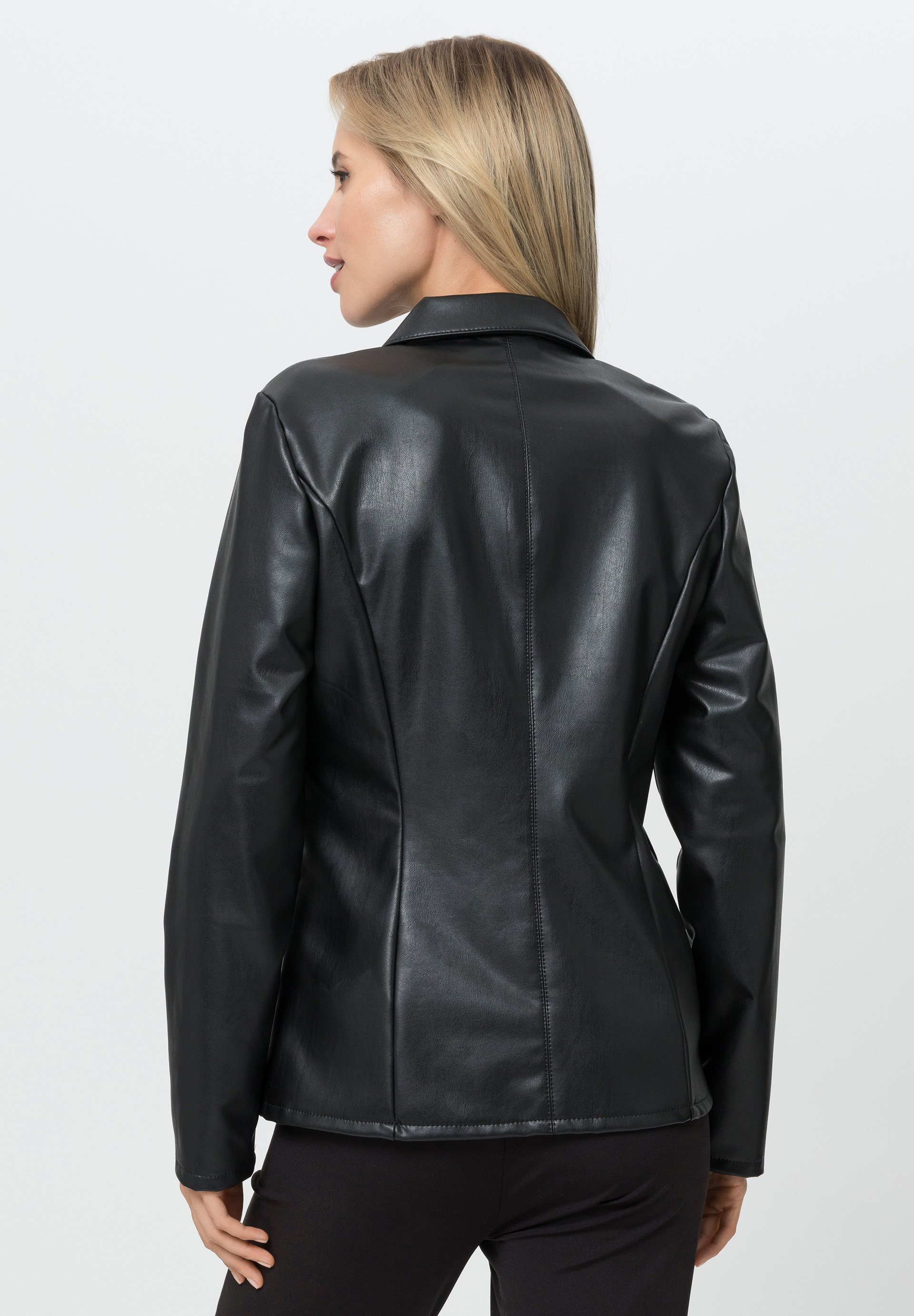 TUZZI Faux leather jacket - schwarz/black - Zalando
