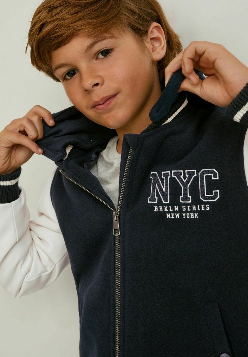 HOODED JACKET - Chaquetas bomber - dark blue/azul marino - Zalando.es