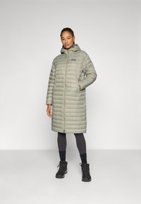 Patagonia RECYCLED SWEATER PARKA - Dūnu mētelis - river rock green