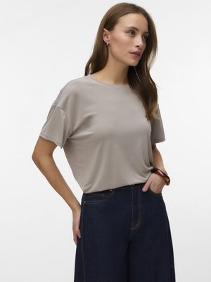 Vero Moda VMFILLI TEE - Βασικό μπλουζάκι - moon rock