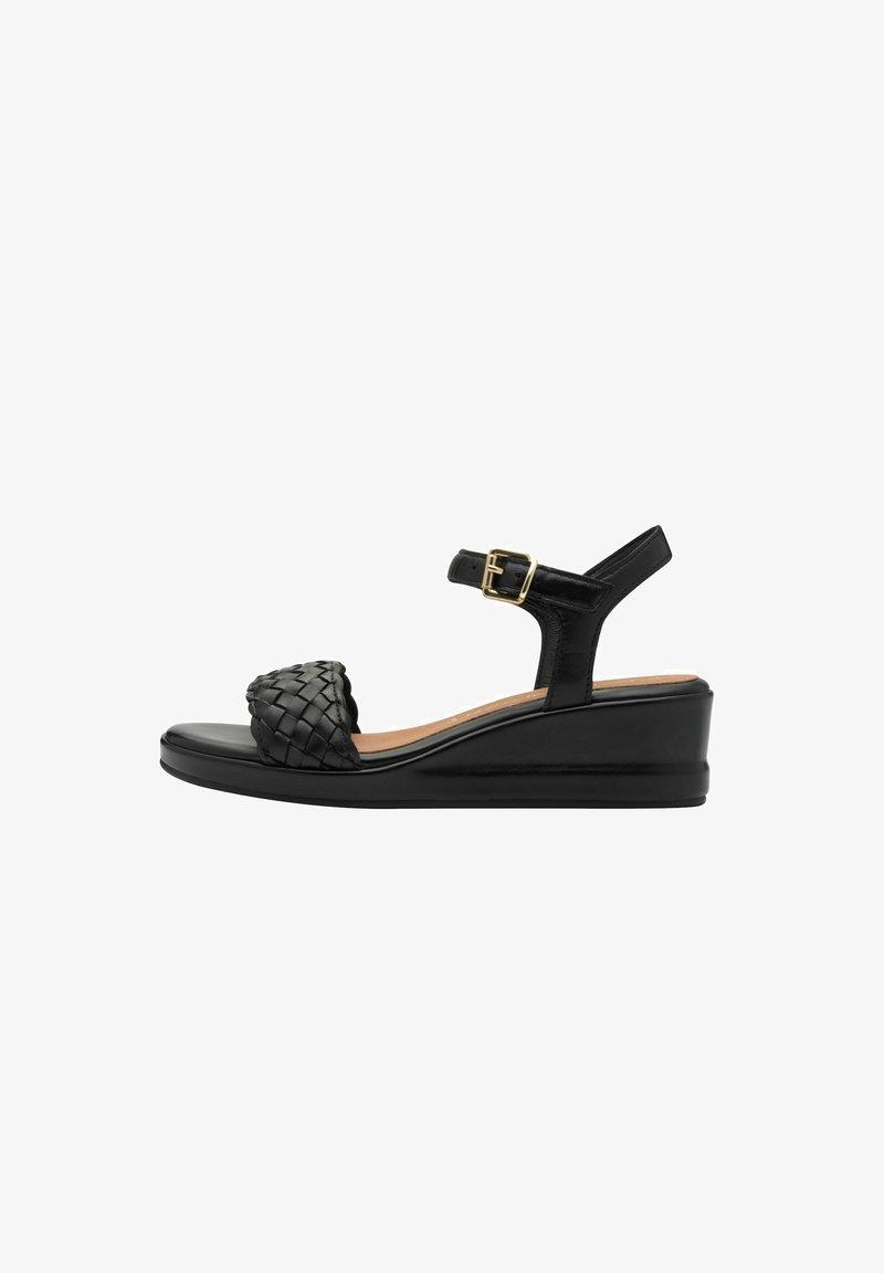 Marco Tozzi Sandali con zeppa - black