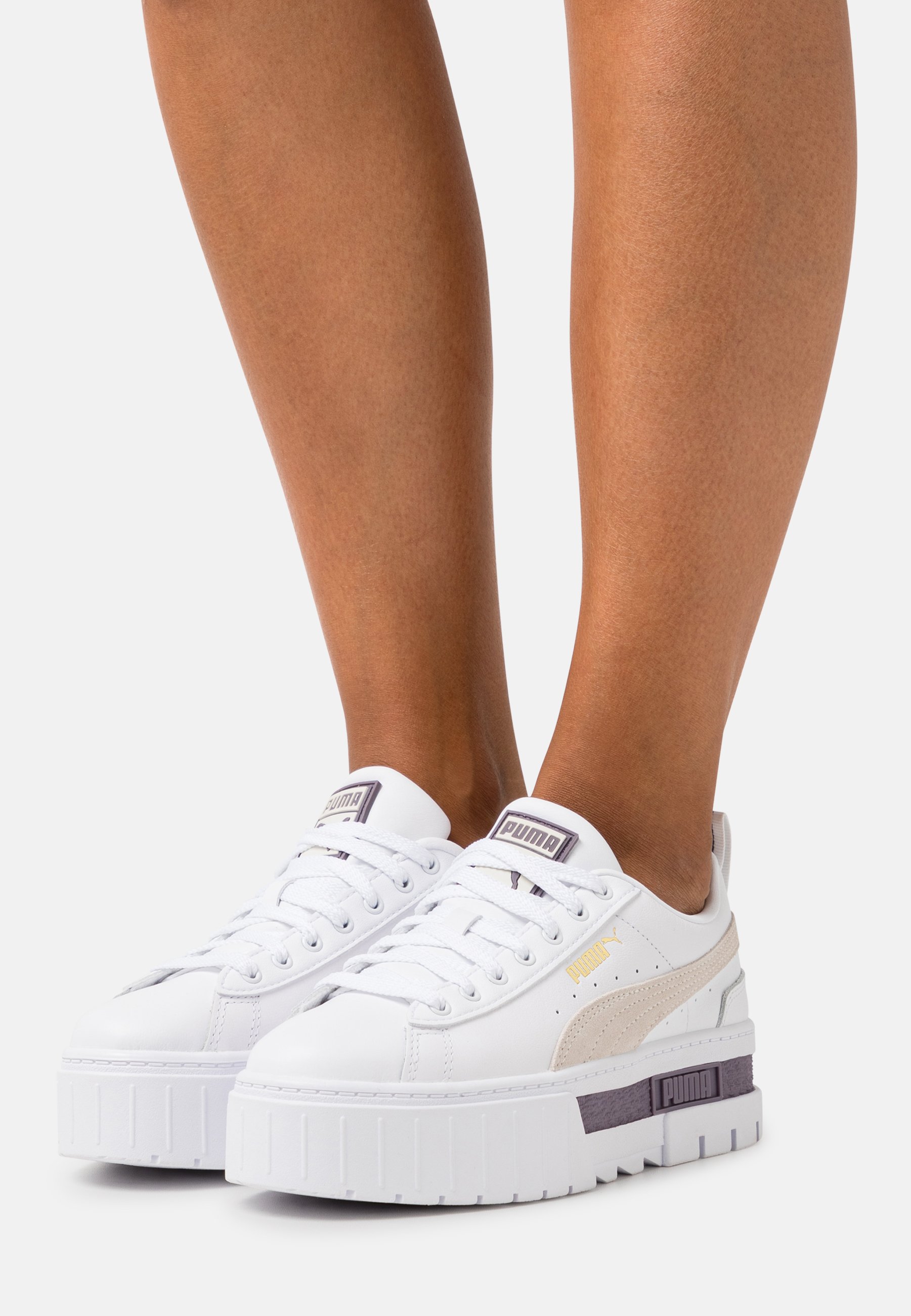 women's mayze luxe puma white pristine