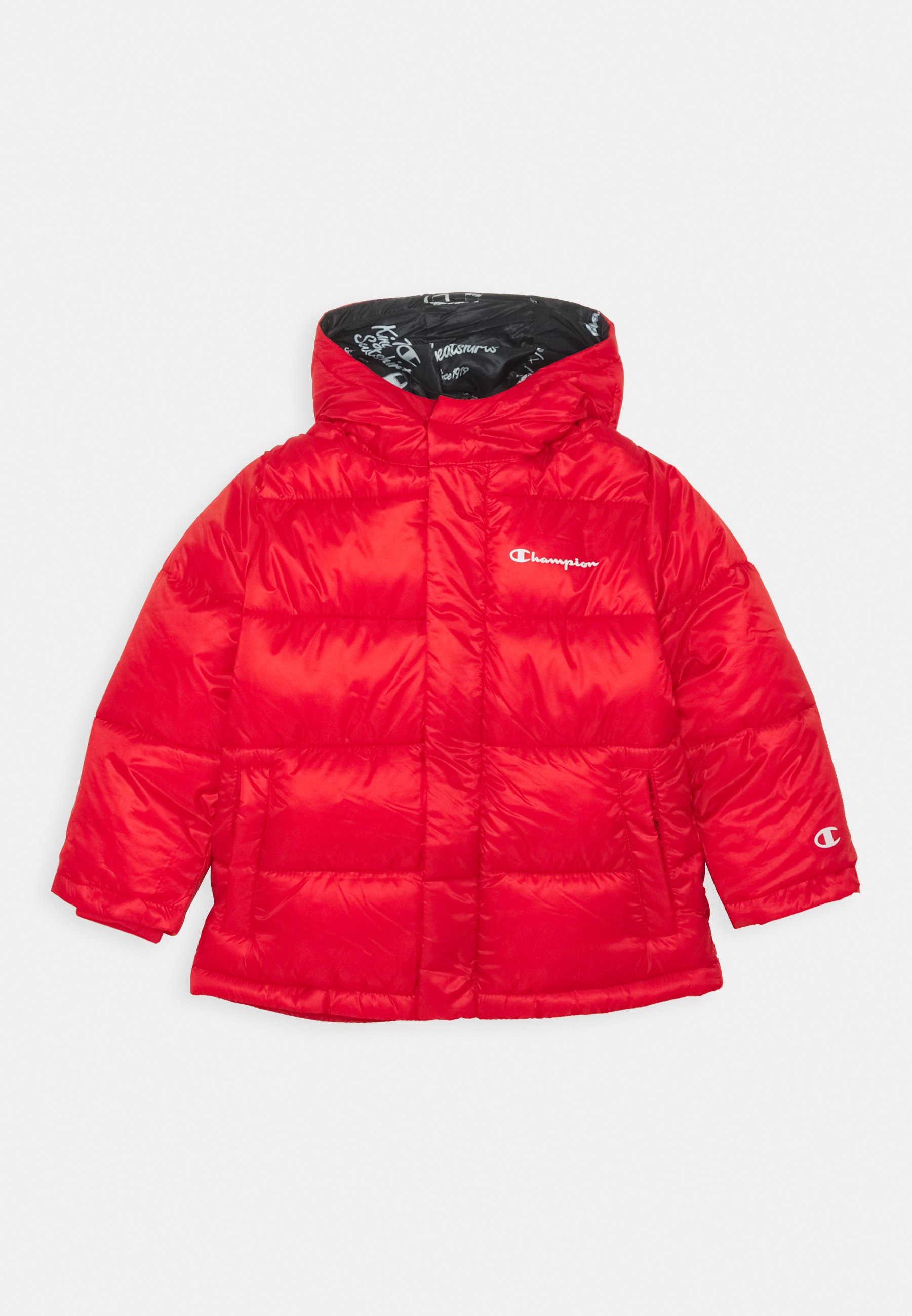 Champion Legacy Outdoor Hooded Jacket Unisex Winterjacke Red Rot Zalando De