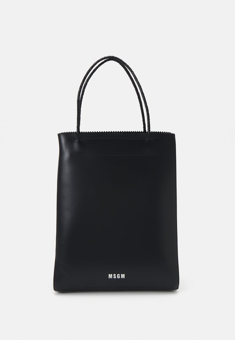 MSGM MATTE BAG MEDIUM UNISEX - Handbag - black