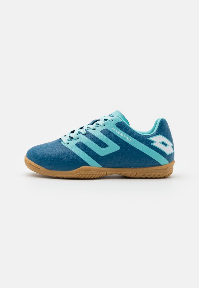 MAESTRO 700 IV ID JR UNISEX - Chaussures de foot en salle - mykonos blue/blue paradise/all white