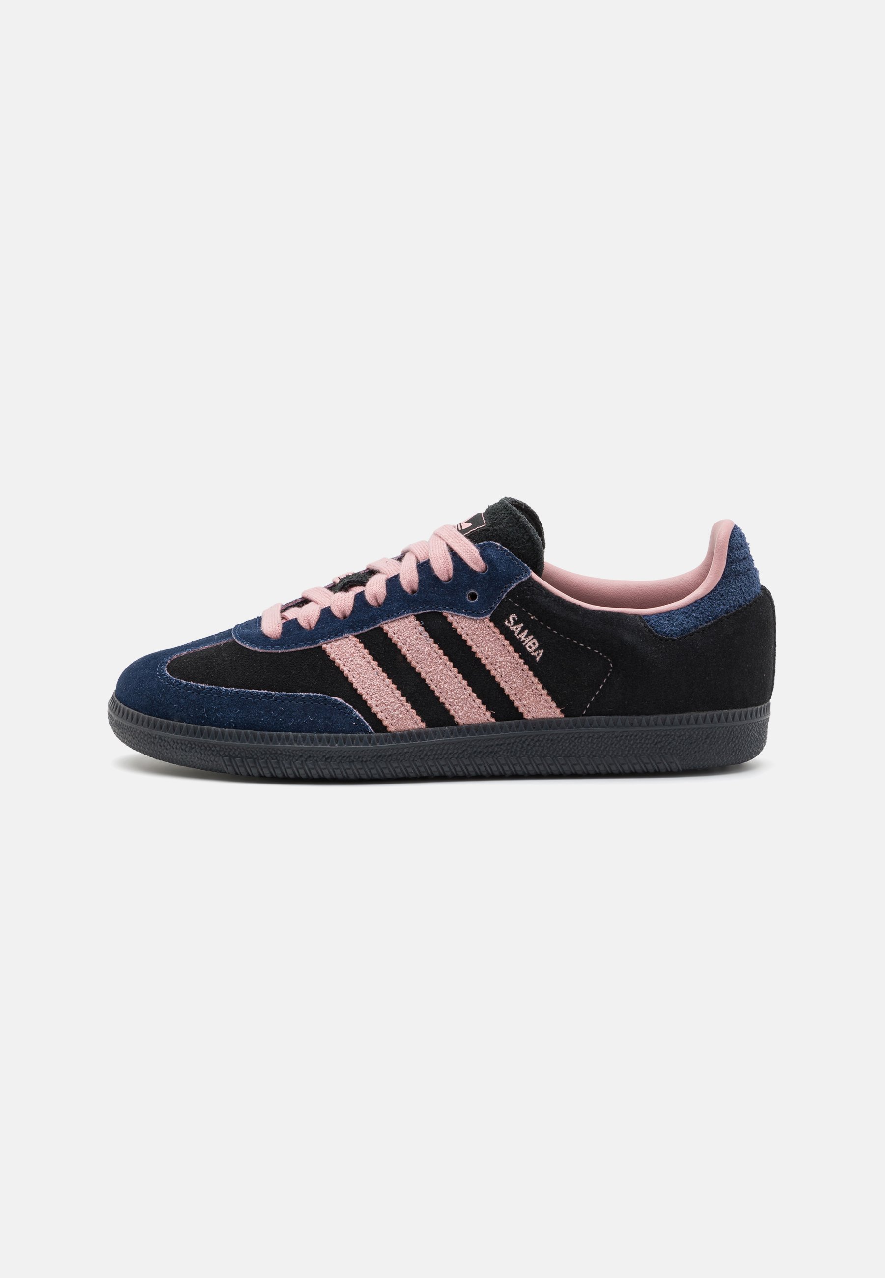 adidas Originals SAMBA OG - Trainers - core black/wonder mauve/night  indigo/black - Zalando