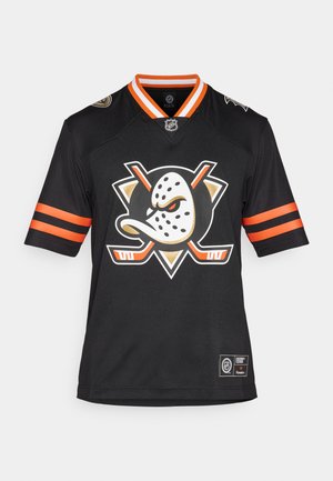 Fanatics NHL ANAHEIM DUCKS  - Camiseta estampada - black/medium teal/white