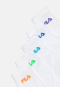 Fila JUNIOR QUARTER MIXED COLORS 5 PACK UNISEX - Zoknik - white