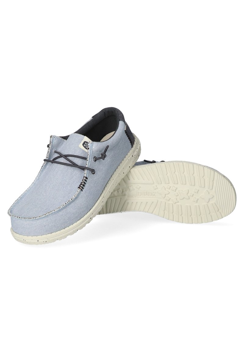 Scarpe Slip-On HEYDUDE Wally Coastline Jute - Mocassini Uomo Comodi E Leggeri, Tessuto Riciclato