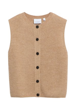 comma, STRICKJACKE - Weste - sandstein
