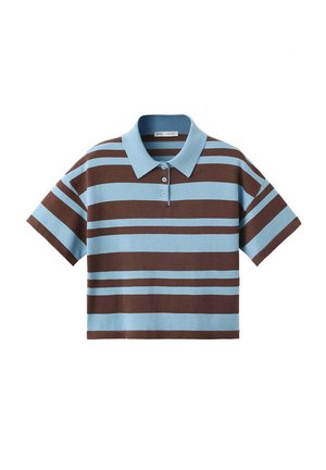 Mango, ADULT - Polo - light blue brown