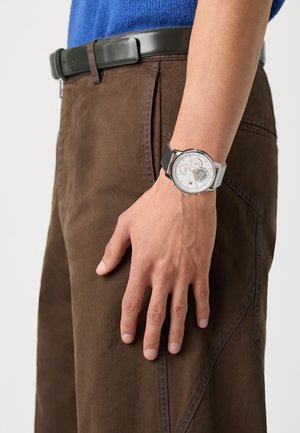 Tommy Hilfiger STEWART - Montre à aiguilles - silver-coloured/white