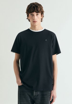 SKULL LT TEE - Camiseta básica - black