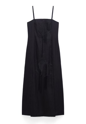 ADOLFO DOMINGUEZ, EMBROIDERED LONG - Robe de jour - black