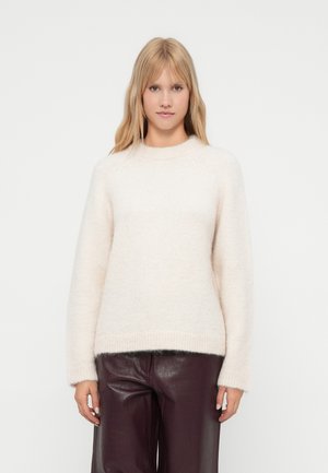 SLFGABELLA BOW O NECK - Neule - birch