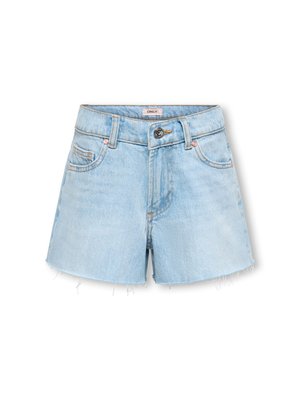 ONLY GIRLS KOGROBYN HOHE TAILLE NORMAL  - Pantaloni scurți din denim - light blue denim
