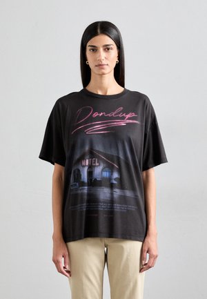 Print T-shirt - black