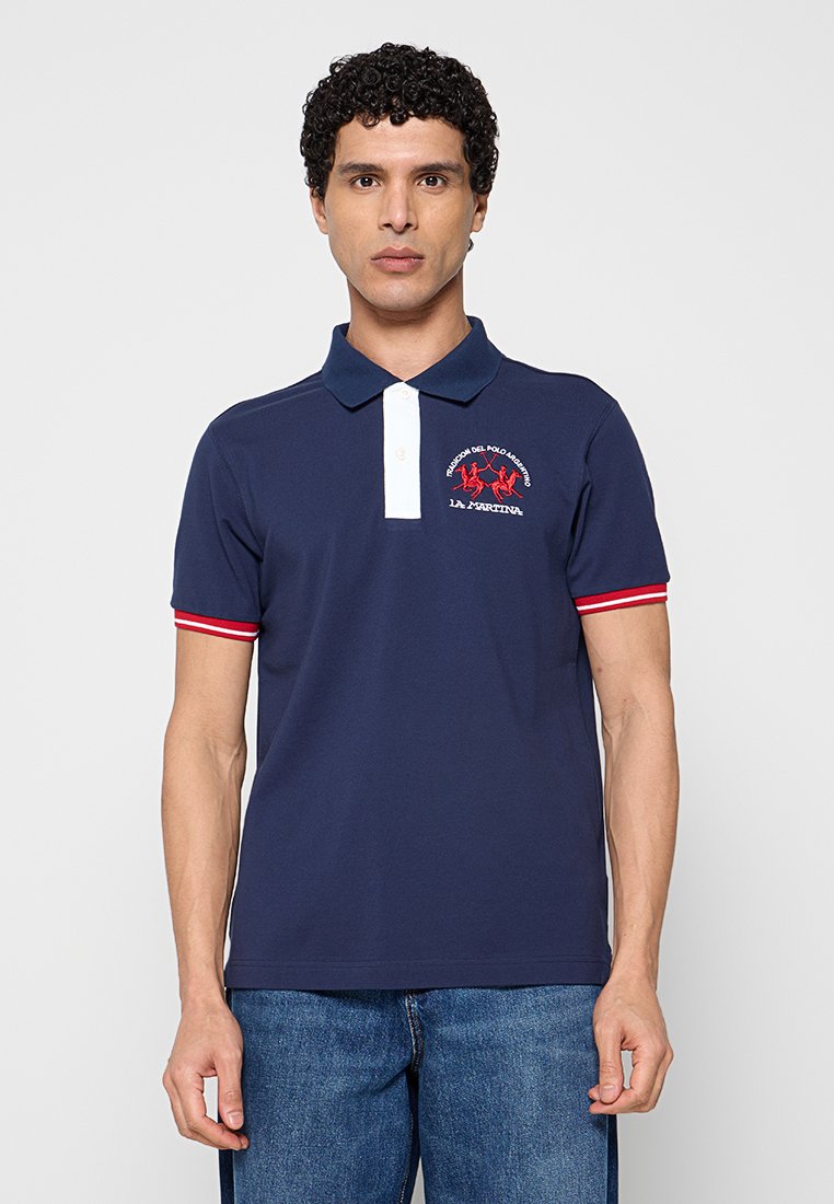 LA MARTINA Poloshirt donkerblauw