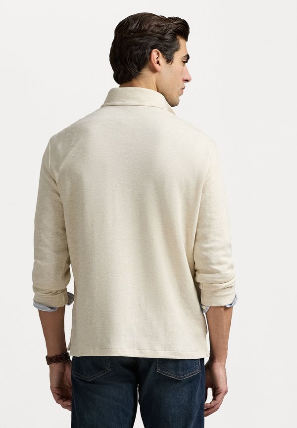 LONG SLEEVE HALF ZIP - Sweatshirt - chalk heather2