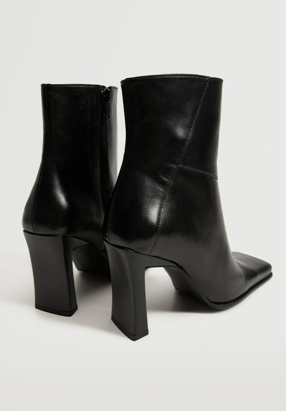 Mango Enkellaarsjes met hoge hak - noir/Zwart - Zalando.nl